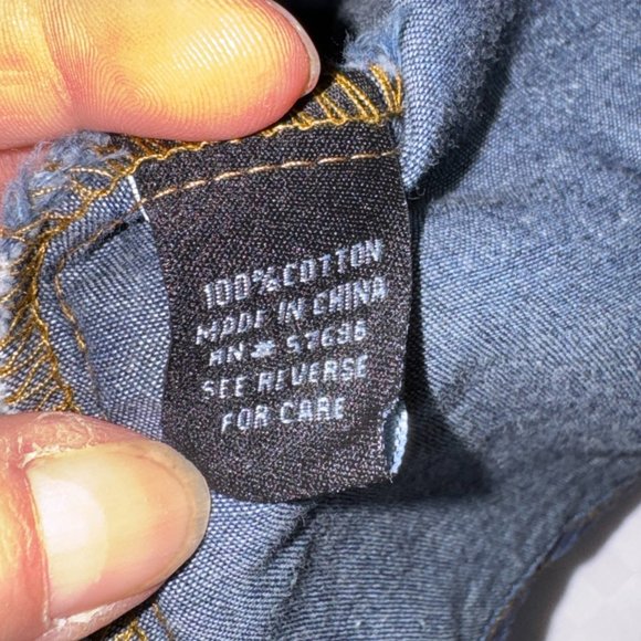 NEW! Denim Style Western Shirt - Picture 6 of 8